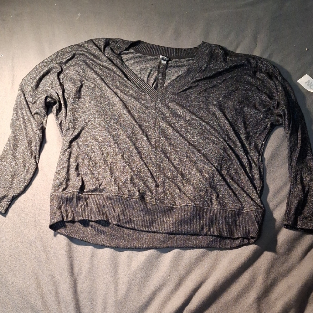Black V-Neck Sweater